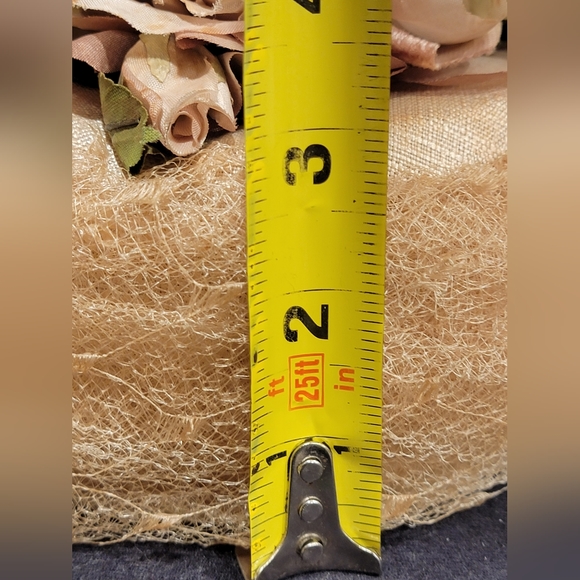 Vintage Beautiful Pill Box Floral Hat w/ Lace Netting - Picture 10 of 10